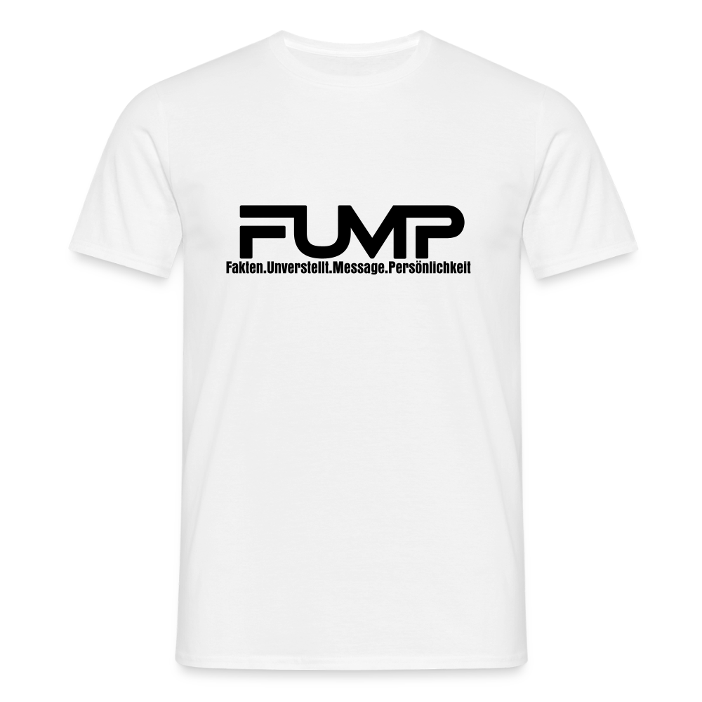 FUMP Logo Statement  Shirt White – Standard Fit - Weiß