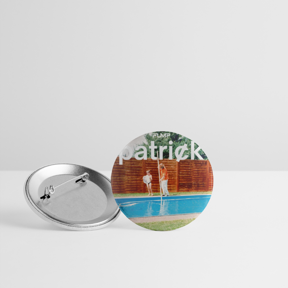 Buttons „patric̸k“ – 5er-Pack - white