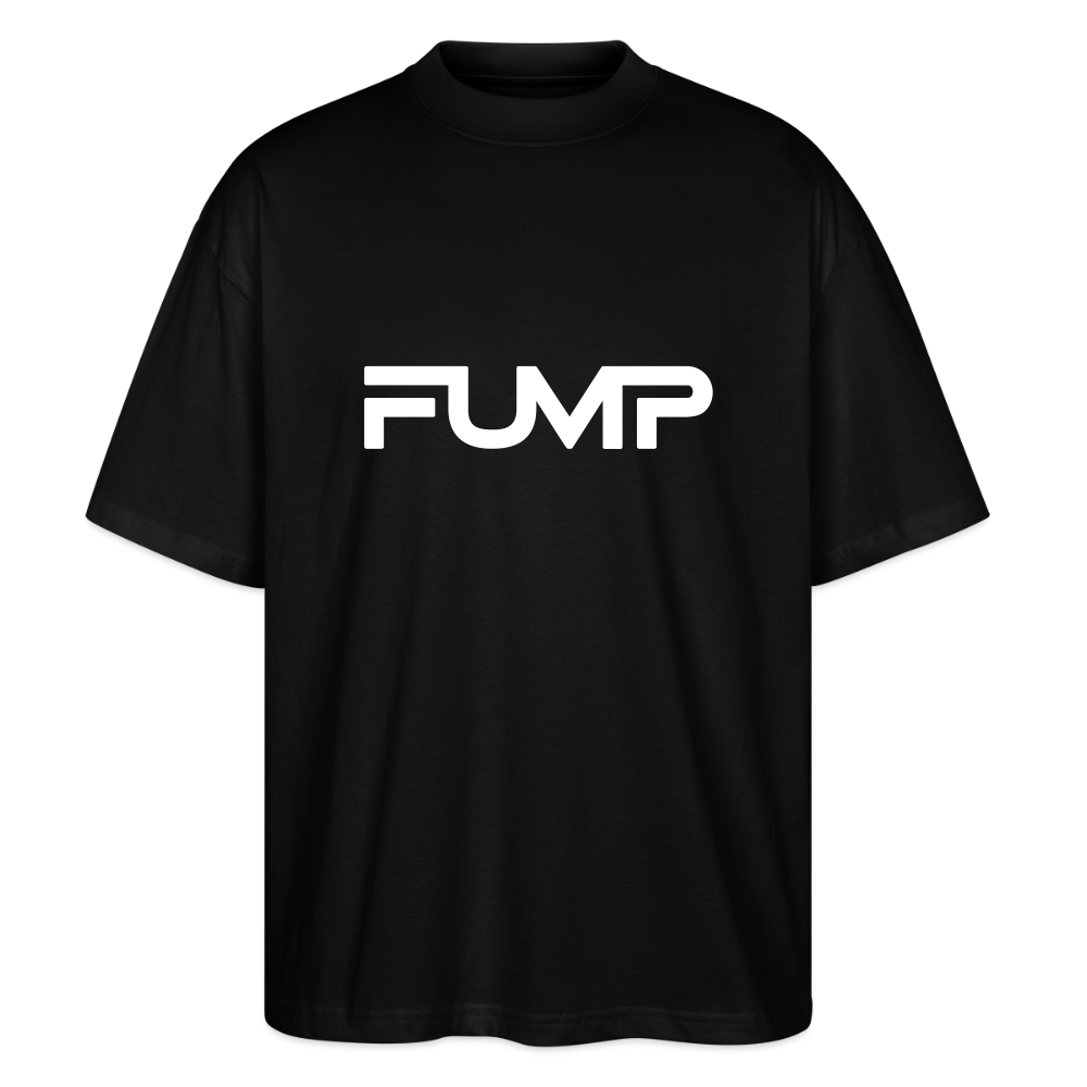 FUMP Logo Shirt – Oversized Unisex (Stanley/Stella) - Schwarz