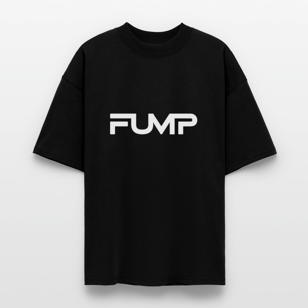 FUMP Logo Shirt – Oversized Unisex (Stanley/Stella) - Schwarz
