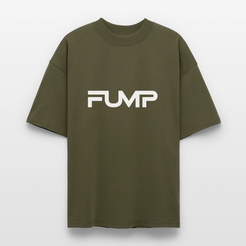 FUMP Logo Shirt – Oversized Unisex (Stanley/Stella) - Khaki