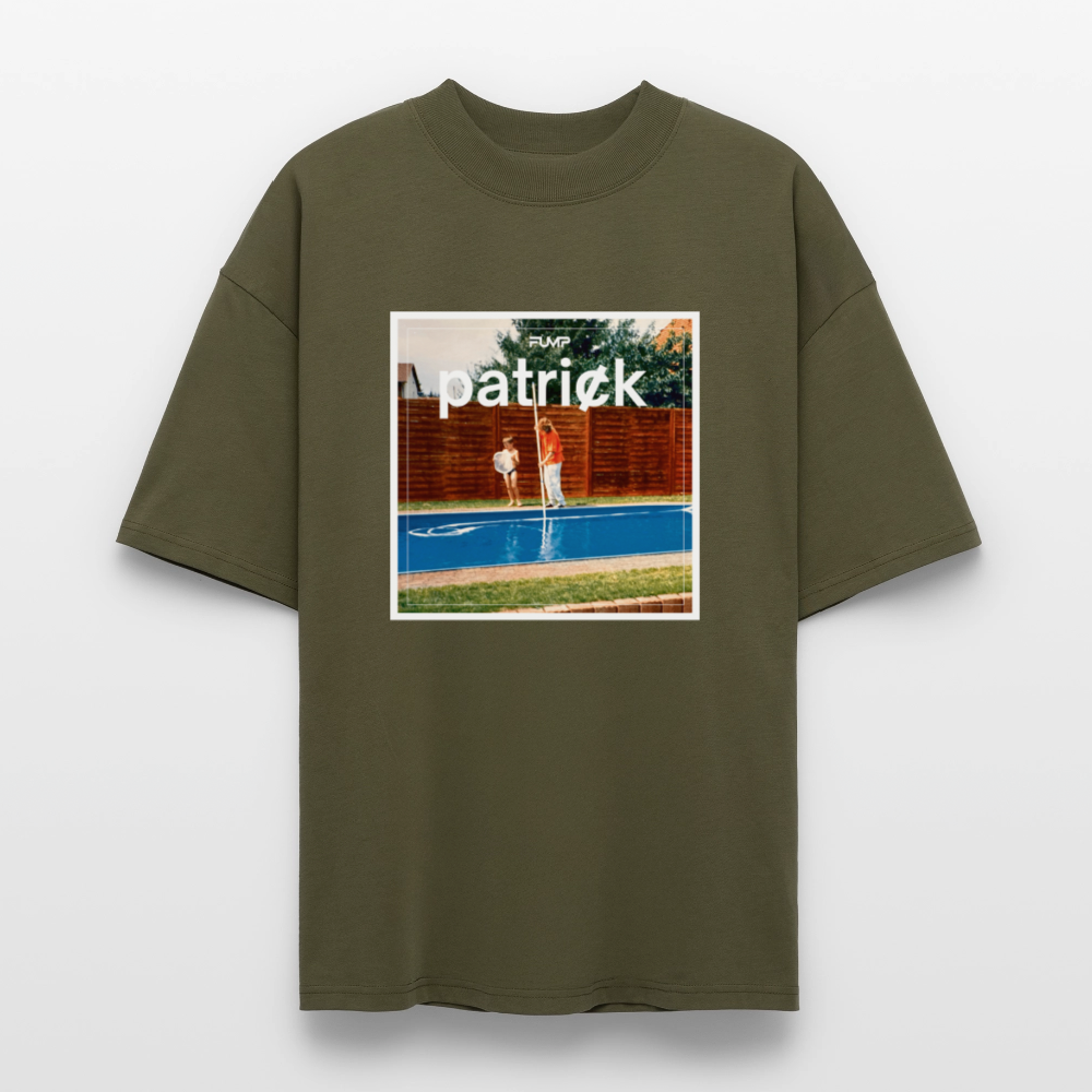 patric̸k Album Shirt – Oversized Unisex (Stanley/Stella) Premium - Khaki