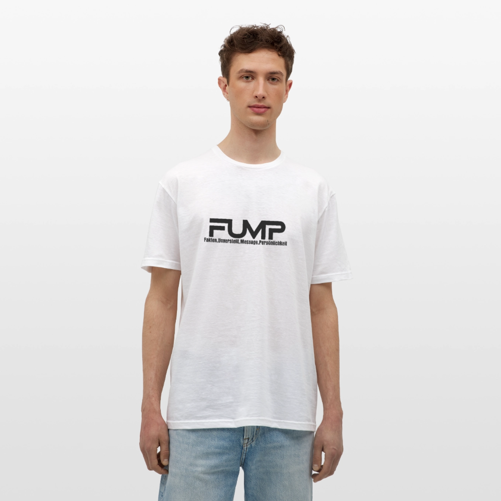 FUMP Logo Statement  Shirt White – Standard Fit - Weiß