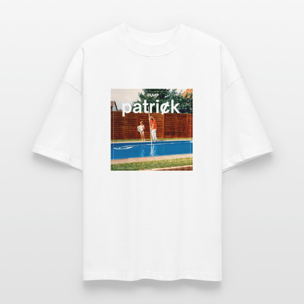 patric̸k Album Shirt – Oversized Unisex (Stanley/Stella) Premium - Weiß