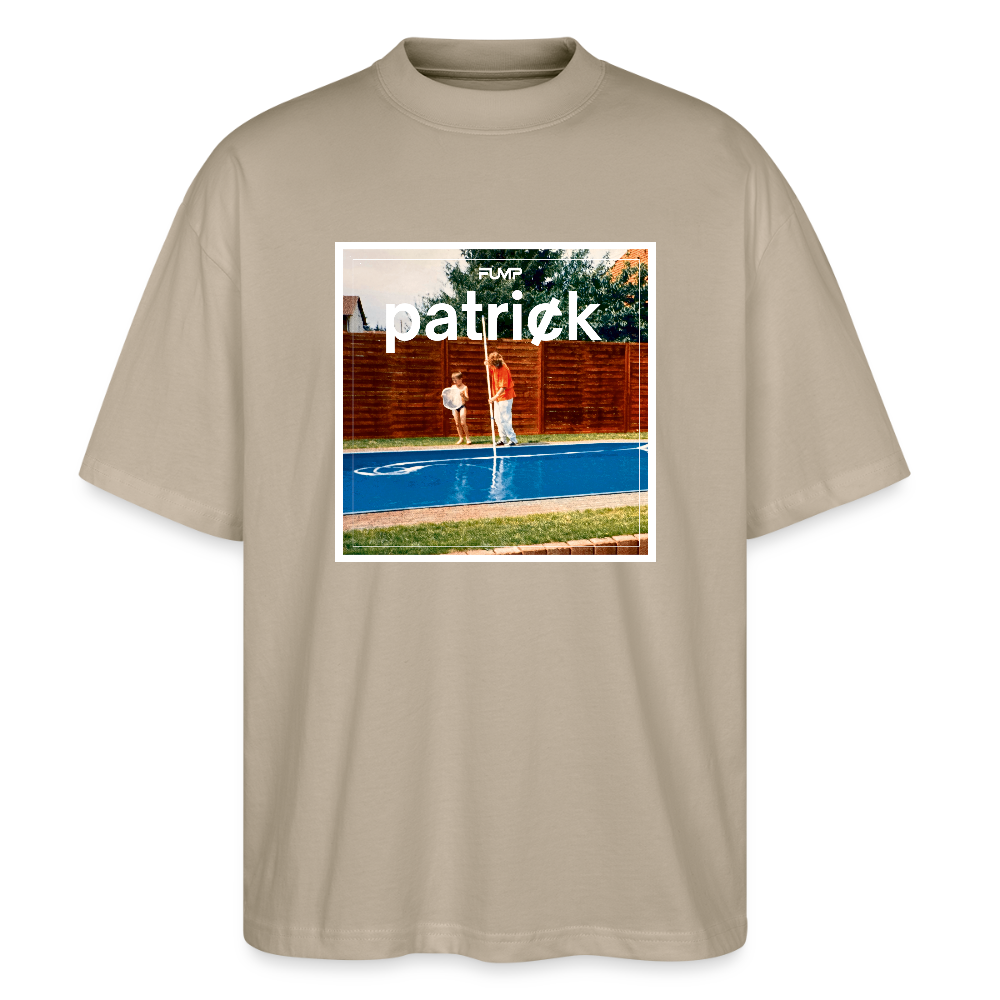 patric̸k Album Shirt – Oversized Unisex (Stanley/Stella) Premium - Steingrau