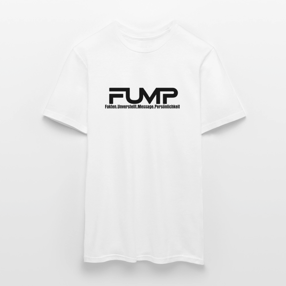 FUMP Logo Statement  Shirt White – Standard Fit - Weiß