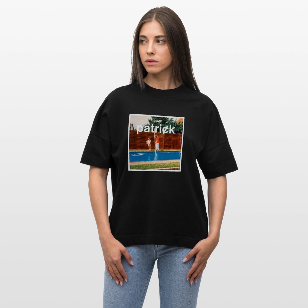patric̸k Album Shirt – Oversized Unisex (Stanley/Stella) Premium - Schwarz