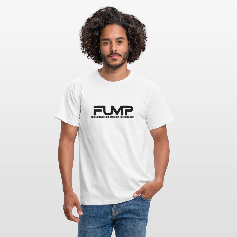 FUMP Logo Statement  Shirt White – Standard Fit - Weiß