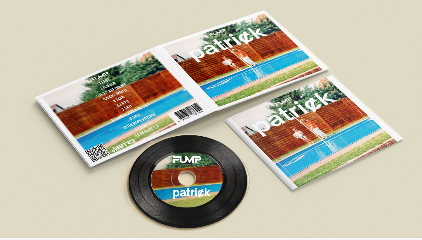 FUMP Debütalbum "patric̸k"  "Vorbestellung"